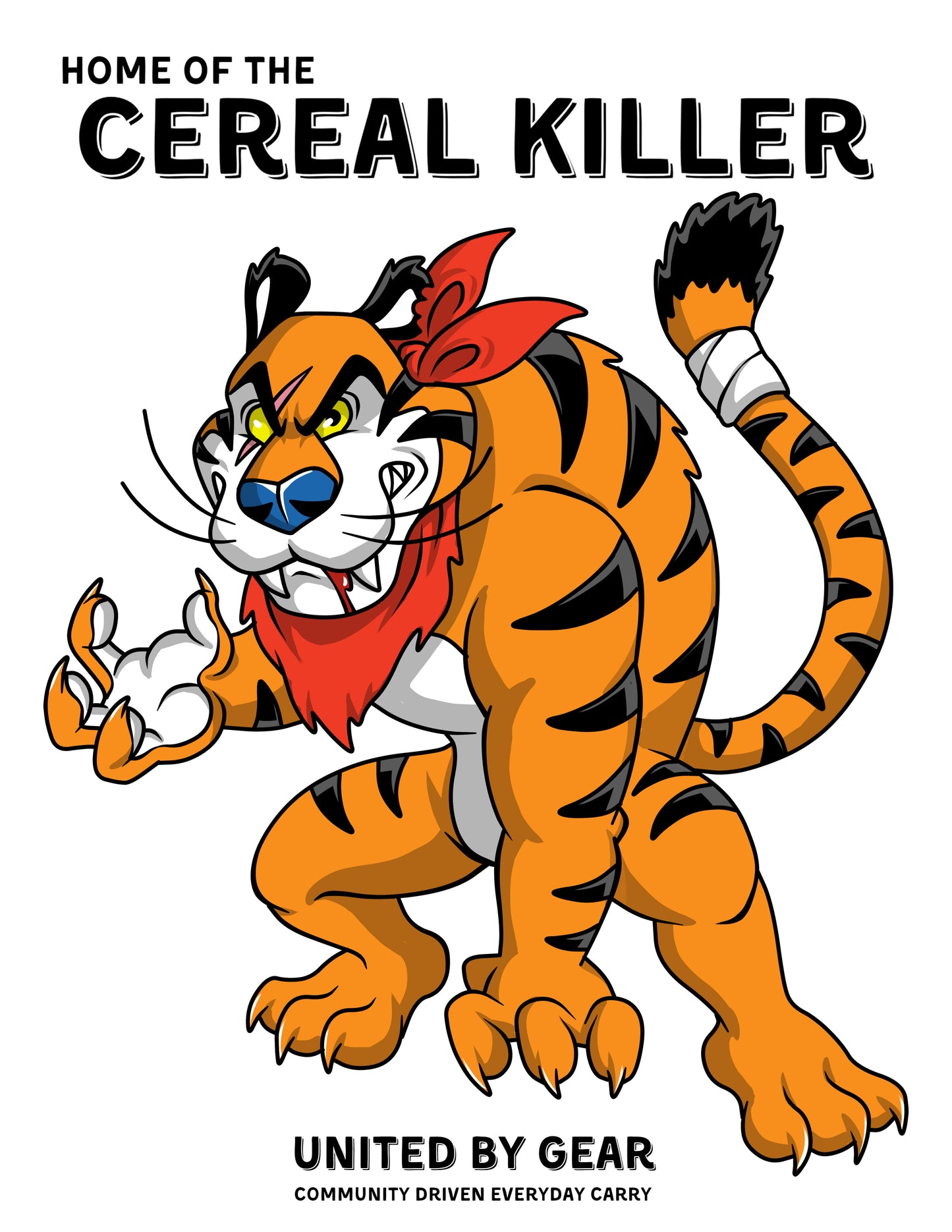 UBG Tony the Cereal Killer - Coloring Page (FREE Digital Download)